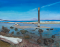Foster City Tidepools - original oil painting by Chris Blaylock