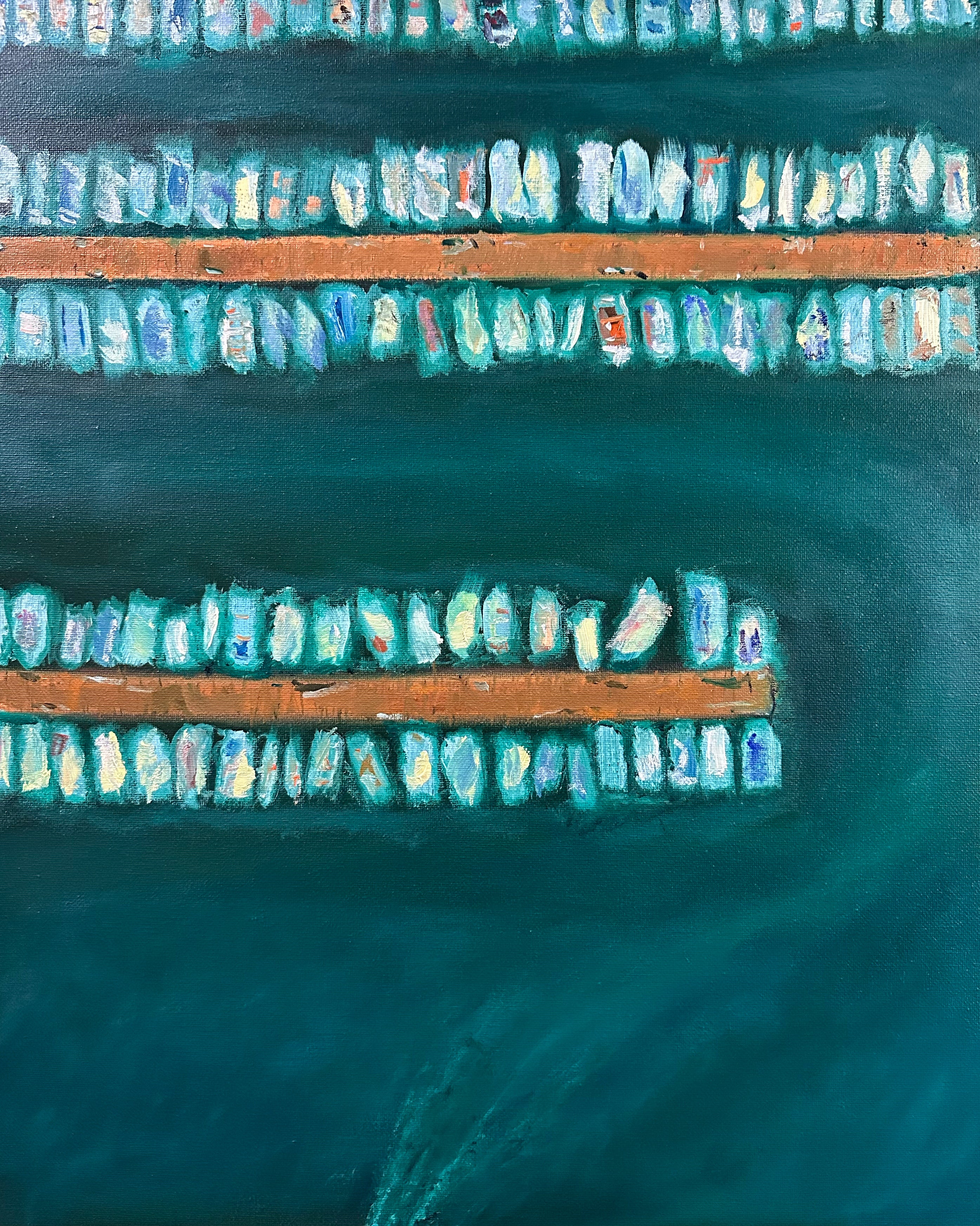 No Wake - original oil painting by Chris Blaylock