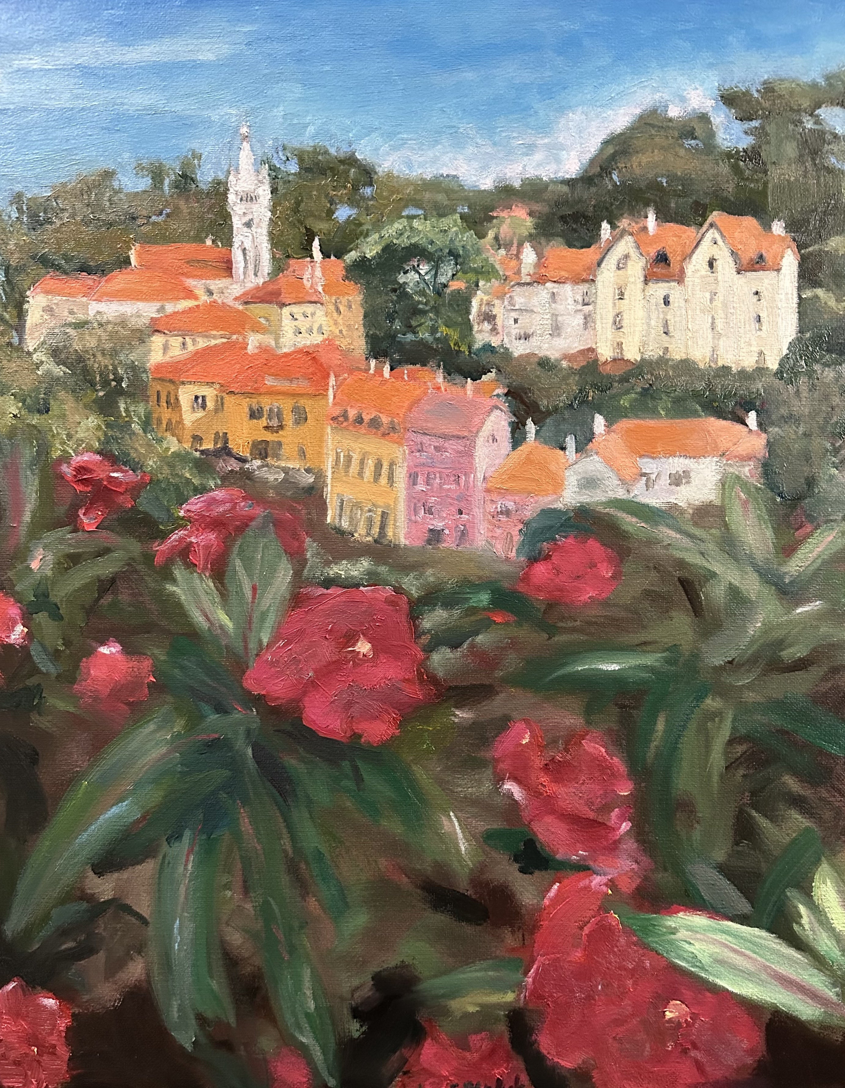 Sintra - original oil painting by Chris Blaylock