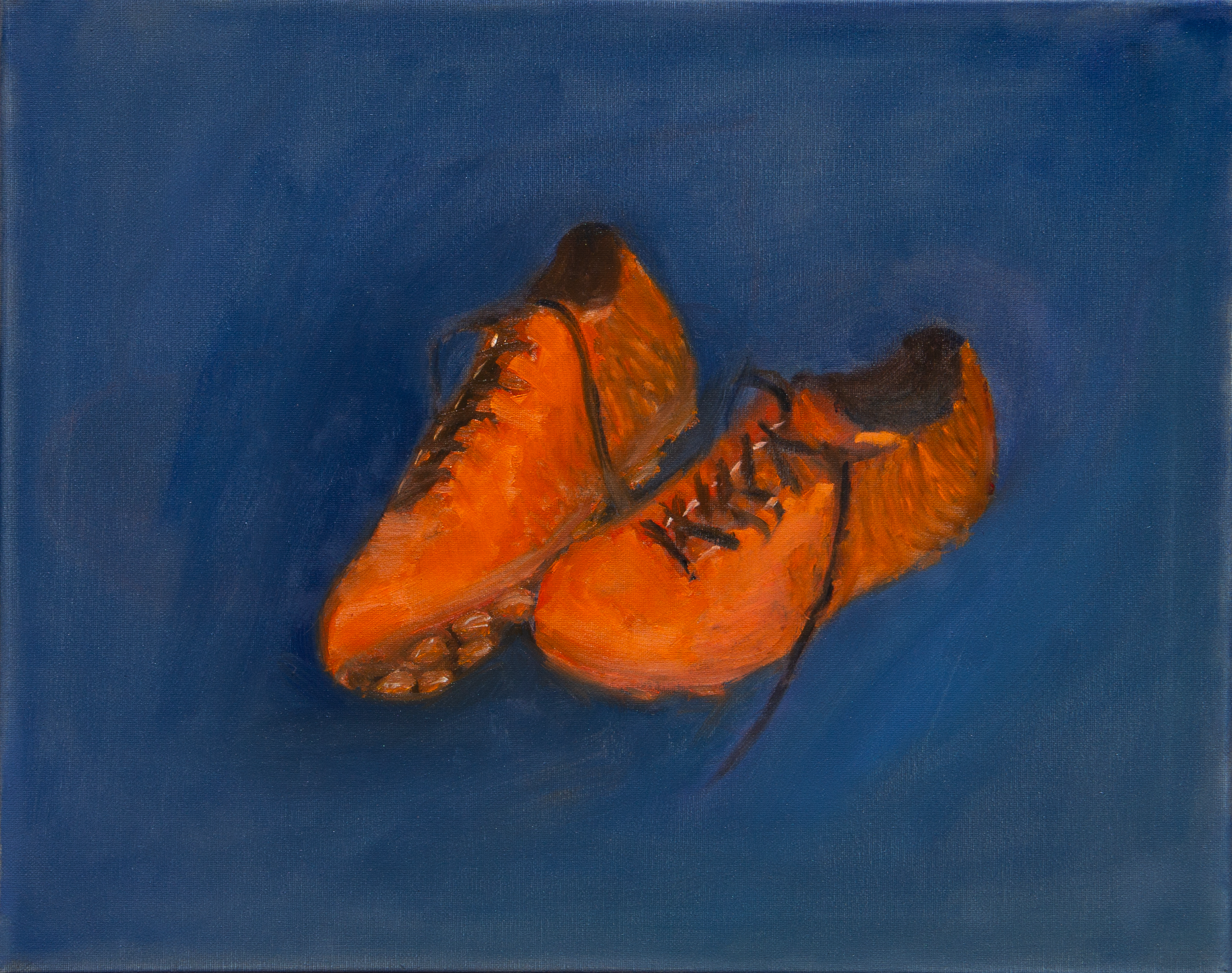 Soccer Shoes - original oil painting by Chris Blaylock