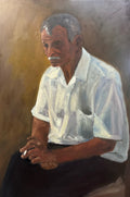 Weight - original oil painting by Chris Blaylock