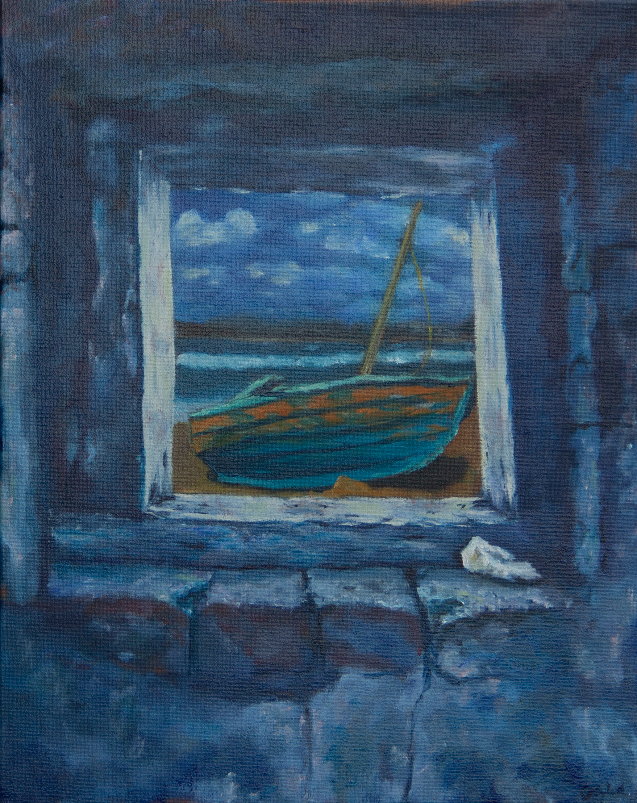 Window to Peace - original oil painting by Chris Blaylock
